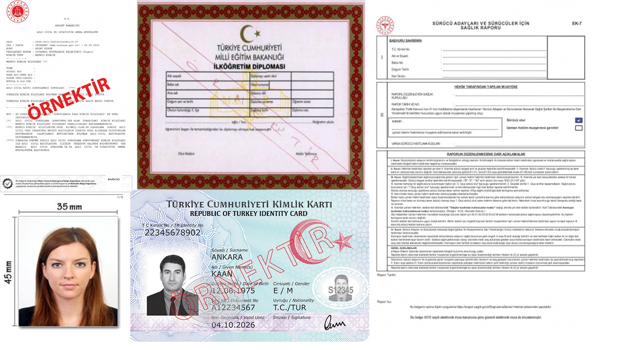 Ehliyet almak için gerekli belgeler