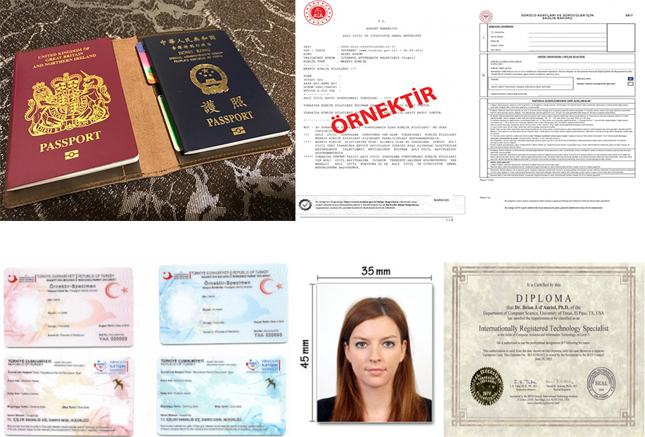 Yabancılar için ehliyet belgeleri